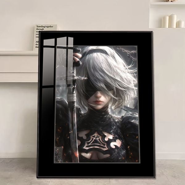 JUZI橘子工作室 尼爾機械紀元 2b裝飾畫 