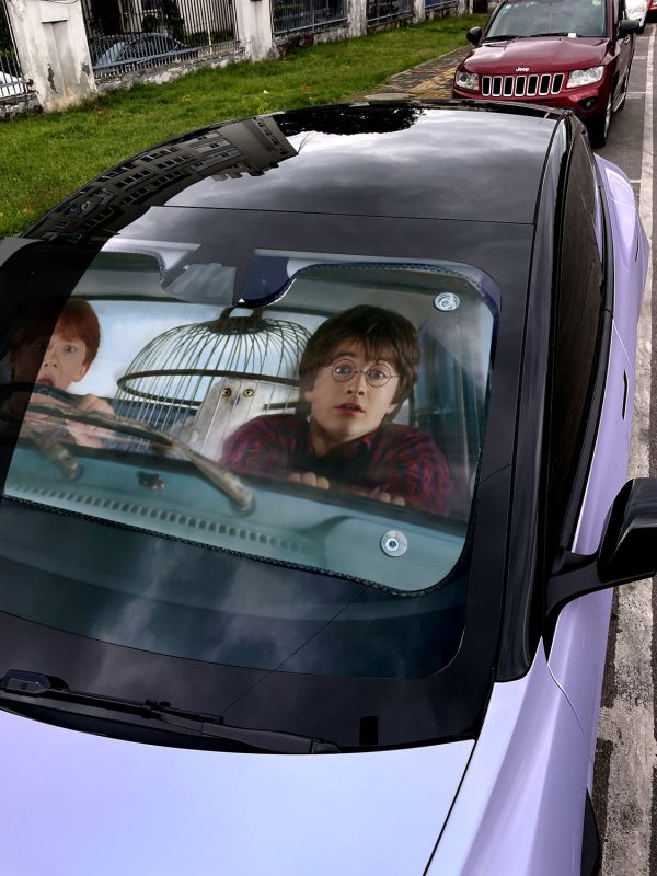 千鳥社《汽車前擋遮陽-哈利波特》赫敏羅恩魔法 