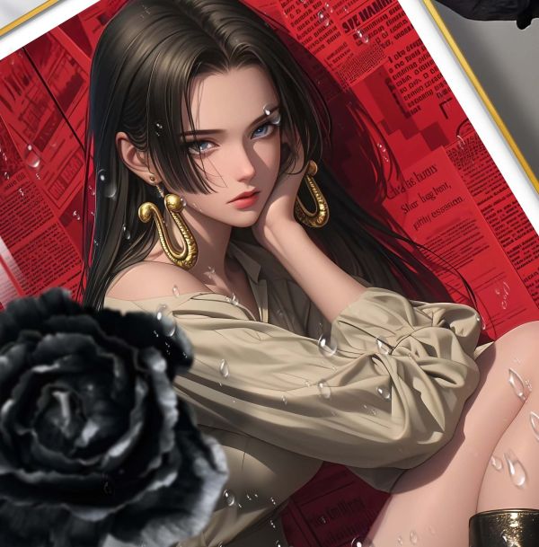 阿喵畫社 女明星女帝 波雅漢庫克超清裝飾畫 