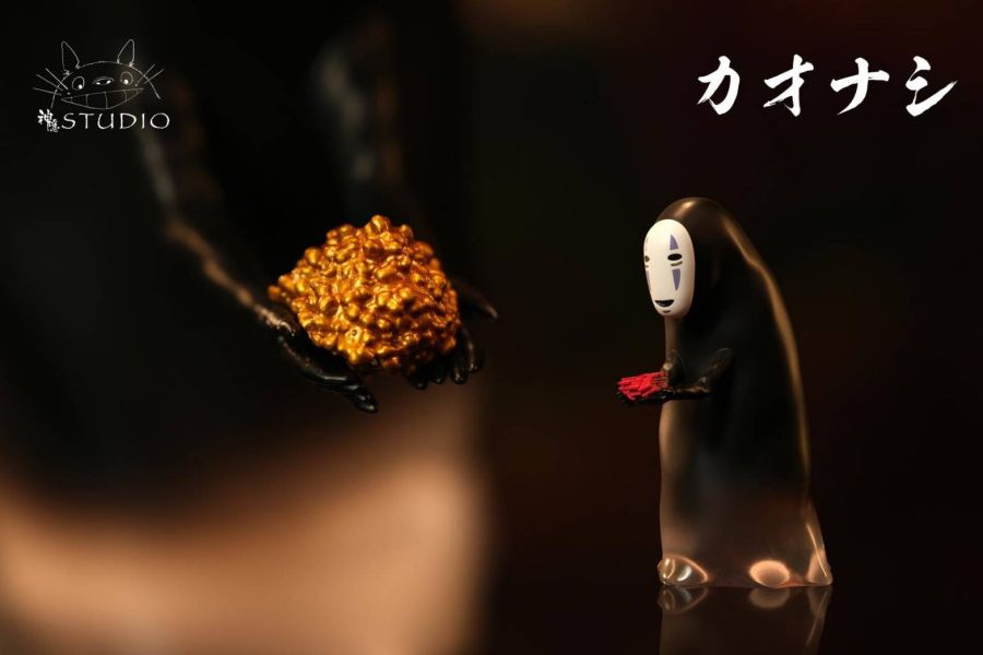 【在台現貨】神隱工作室手握系列無臉男擺件雕像 