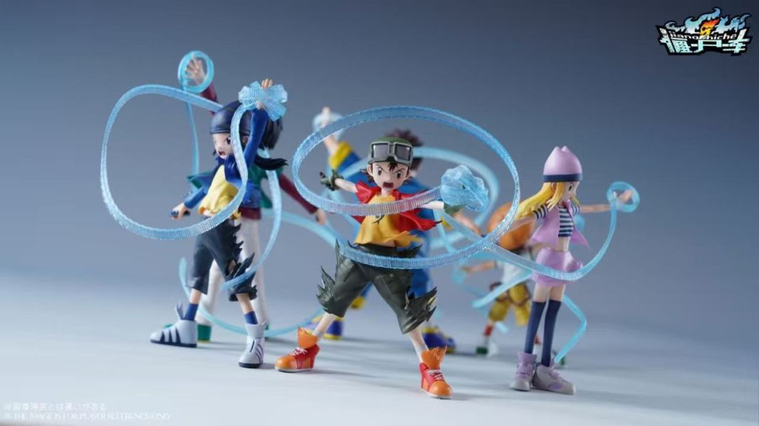 【工作室現貨】殭屍車工作室 私域定製 數碼寶貝04 無限地帶 主角團小人 