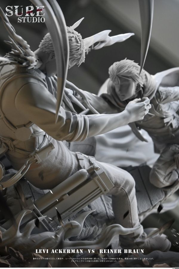 Sure studio SSS巨人對戰系列 兵長vs萊納 