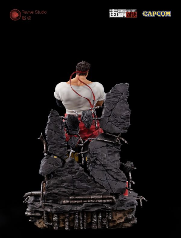 正版授權 Revive Studio 起點 《街霸對決》潮流系列第一款 隆 雕像 