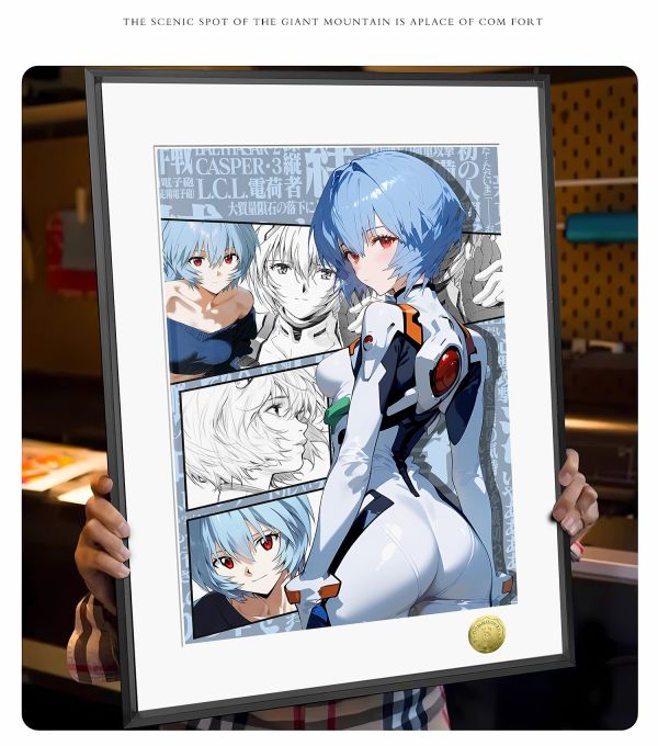 皇呱《EVA凌波麗單人》新世紀福音戰士裝飾畫 