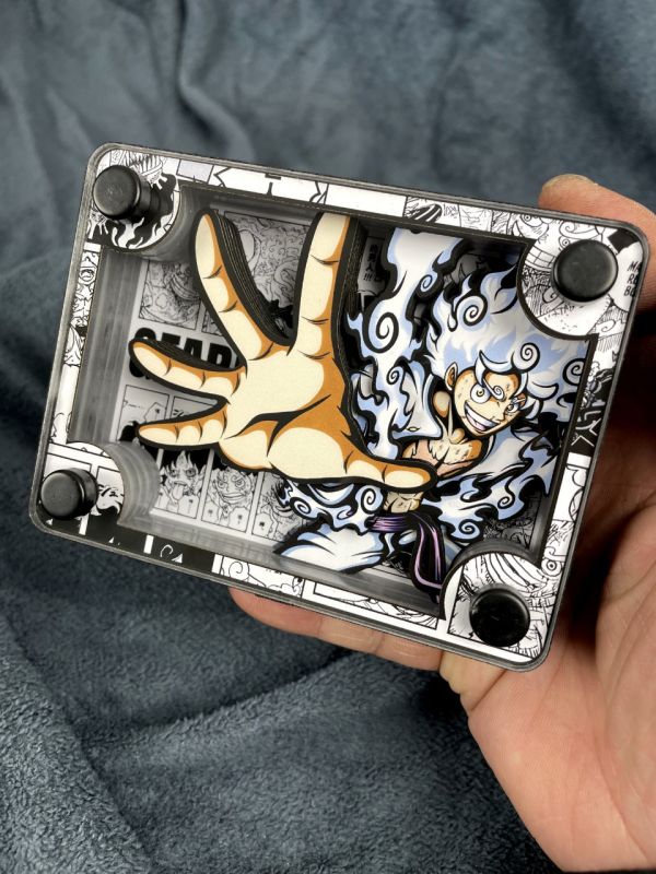 萌萌匠 海賊王尼卡魯夫亞克力卡磚擺件 