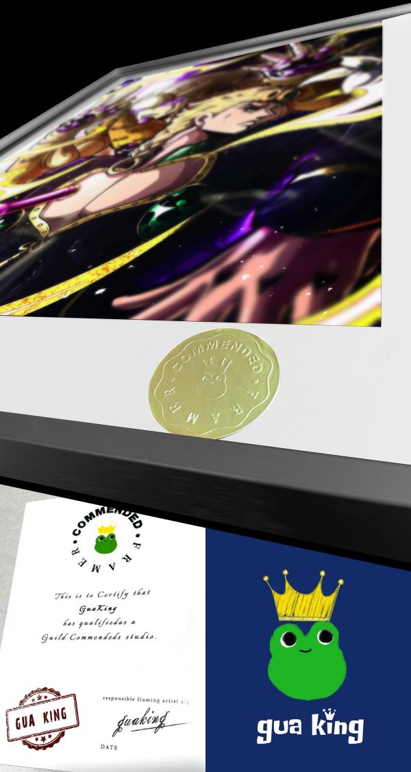 皇呱《5代jojo》JOJO的奇妙冒險喬魯諾·喬巴拿黃金體驗裝飾畫 