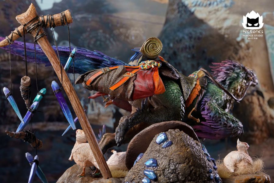 Heroics貓火工作室 怪物獵人荒野鷺鷹龍 