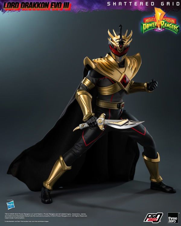 正版授權 Threezero 1/6 新恐龍戰隊 破碎網格 龍帝 三階 