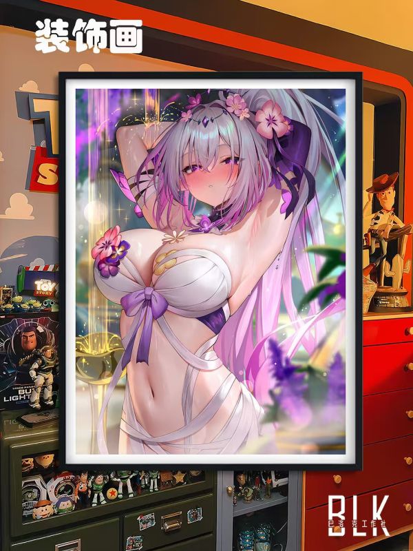 巴洛克 遐蝶崩壞星穹鐵道死蔭的侍女冥河的女兒二次元藝術裝飾畫/亞克力冰箱貼 