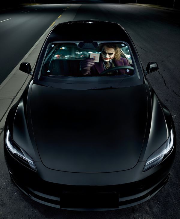 千鳥社 《汽車前擋遮陽-小丑》開車蝙蝠俠小丑黑暗騎士joker 