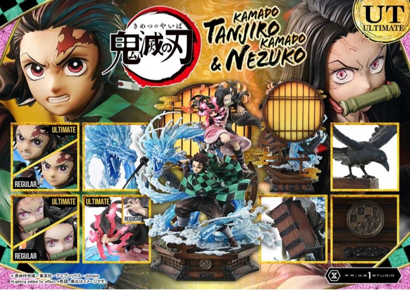 正版授權 Prime 1 Statue 1/6 鬼滅之刃 竈門炭治郎&竈門禰豆子 