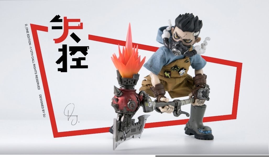 正版授權 D_ONE STUDIO RAGE-ZBOYS系列-牙仔 1/12可動人偶 日常版 