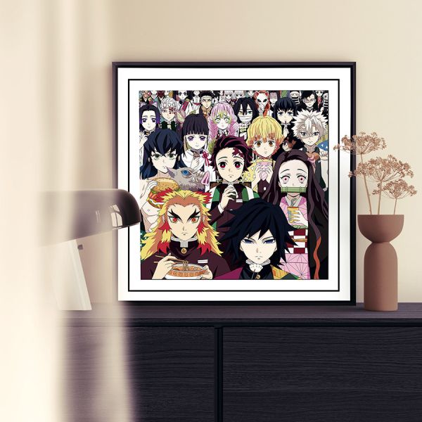 千鳥社《鬼殺隊的美食時光》鬼滅之刃九柱午睡毯地毯裝飾畫 