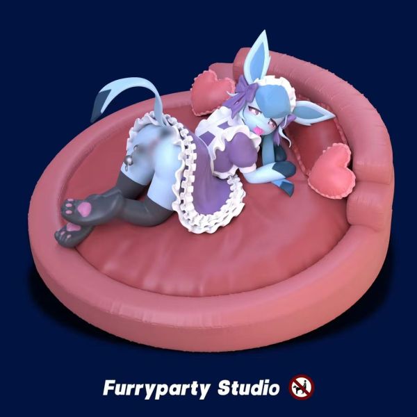 【補款】FurryParty studio 拉珠初嘗試即高潮的女僕冰伊布 