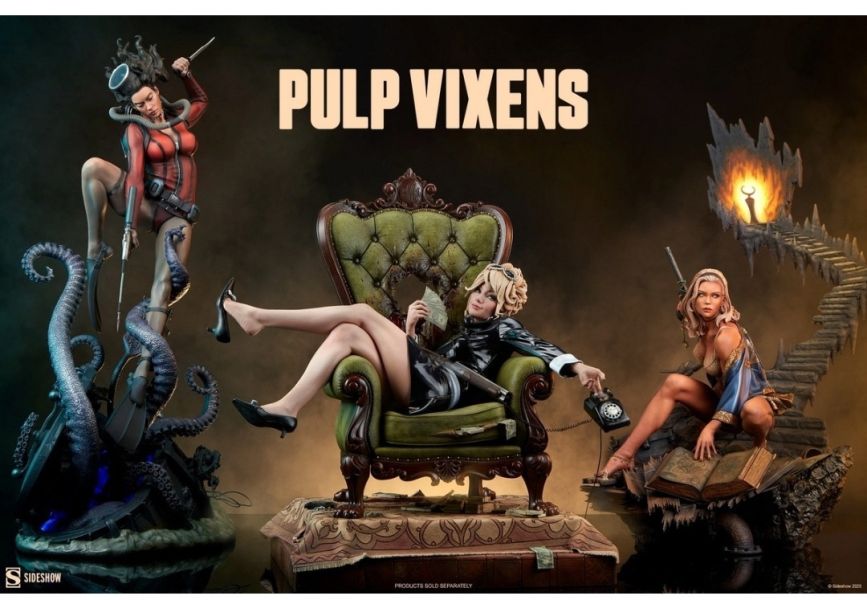 正版授權 Sideshow 46cm Pulp Vixens系列 殺手歸來 