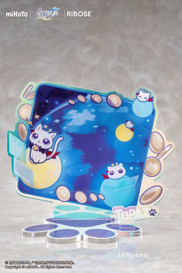 正版授權 RIBOSE RISE UP+系列 崩壞：星穹鐵道 小不點貓貓系列 託帕&賬賬 Ver. 