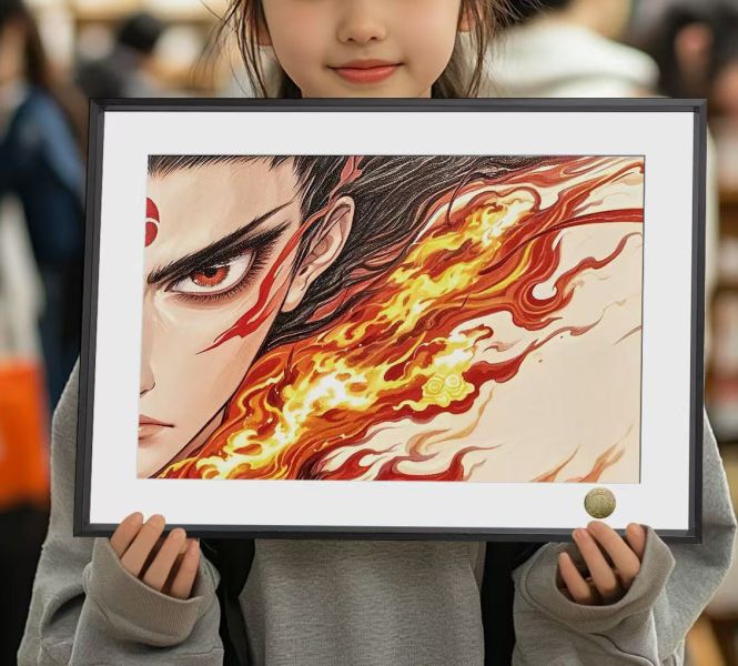 皇呱 《哪吒 敖丙》哪吒之魔童鬧海敖丙靈珠魔丸三太子裝飾畫 