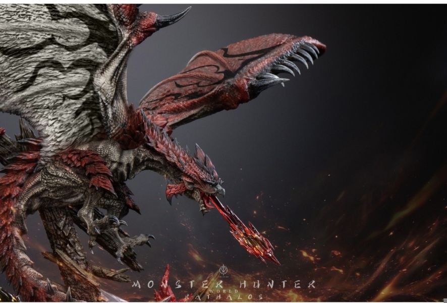 Edge studio 怪物獵人（雄火龍 銀火龍 蒼火龍） 