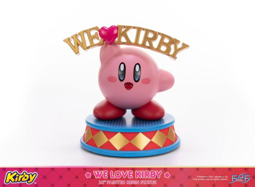 正版授權 First 4 Figures 25cm 星之卡比 Kirby 雕像 