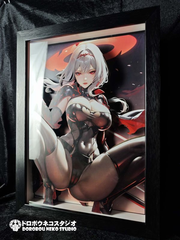泥棒貓工作室 DSMG-103 NIKKE 紅蓮 立體裝飾畫 
