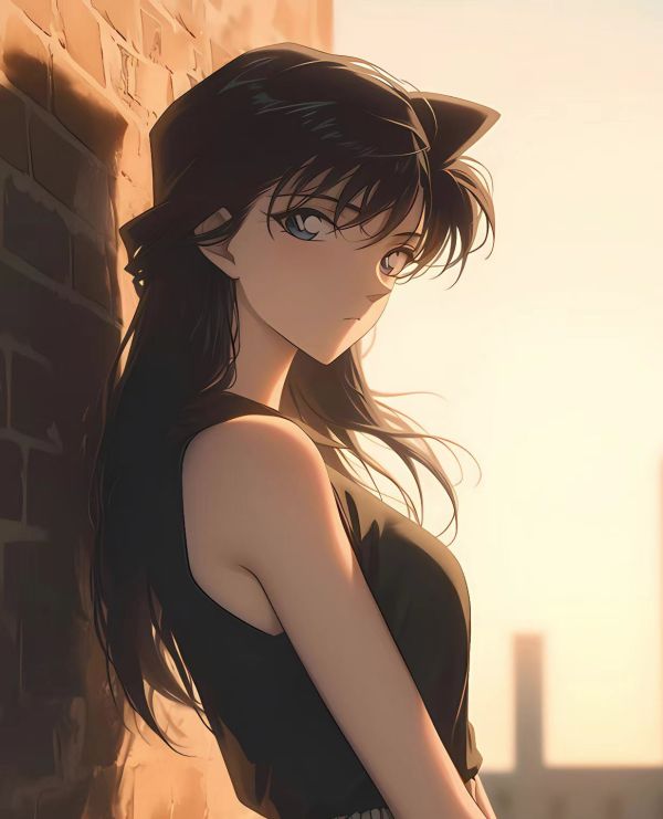 H2工作室 《毛利蘭》名偵探柯南裝飾畫 