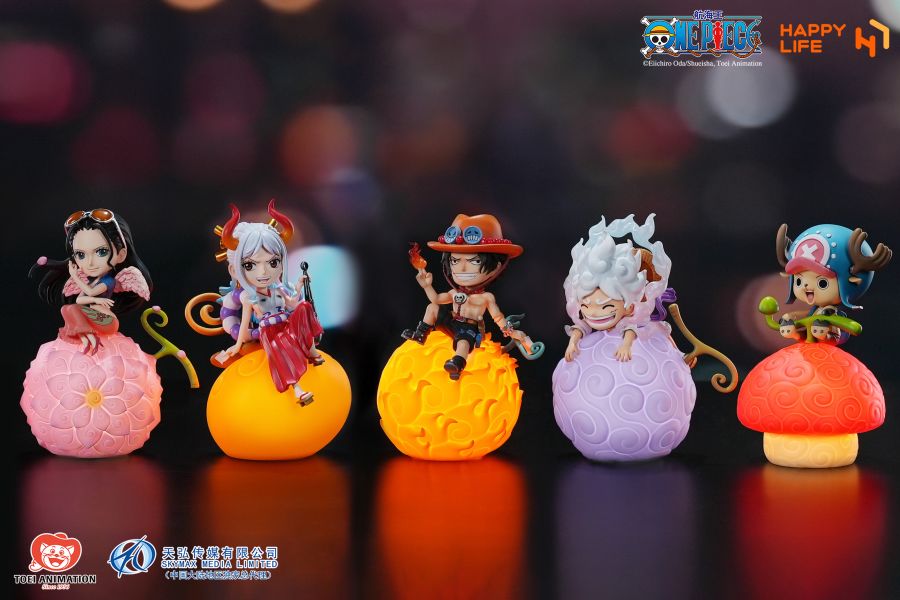 正版授權 HAPPY LIFE《航海王》惡魔果實系列 艾斯聲控小夜燈 