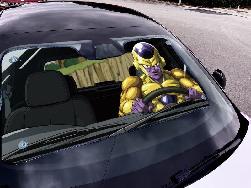 千鳥社《汽車前擋遮陽-弗利沙》龍珠弗利沙宇宙帝王 