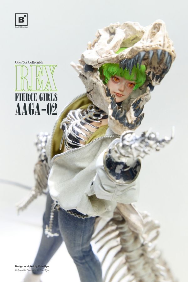 正版授權 Beautiful Chemistry×Entei Ryu 1/6 兇猛少女系列 僱傭槍兵 Rex雷克斯 