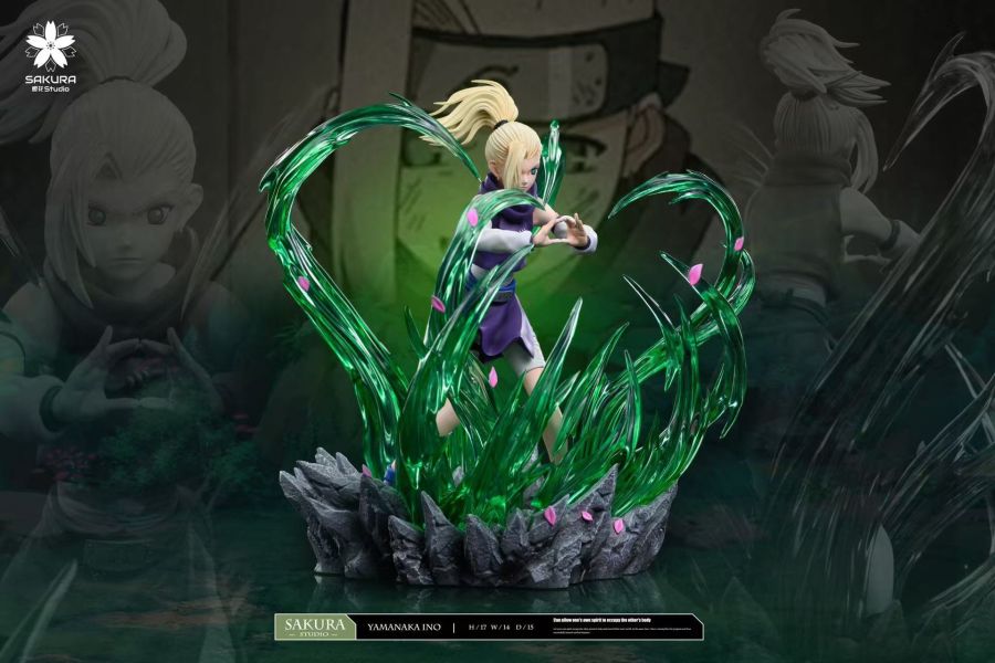 【補款】櫻花 studio 火影輕雕像共鳴系列 第十彈·油女志乃 第十一彈·山中井野 