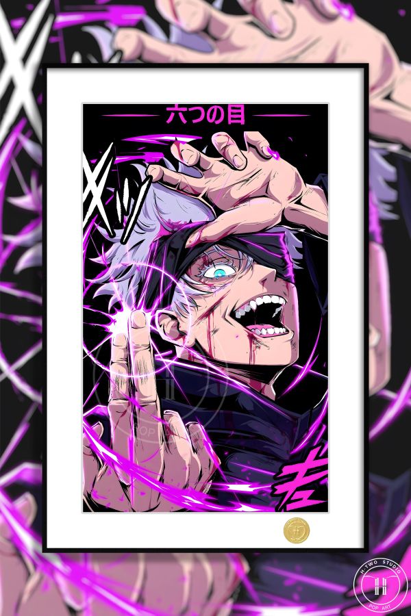 H2工作室 《咒術師五條悟》咒術回戰裝飾畫 