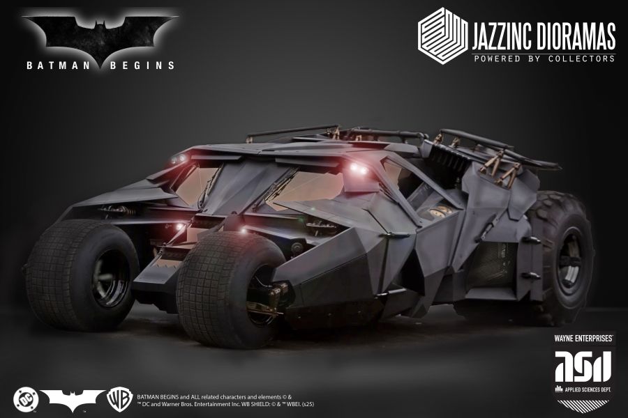 正版授權 Jazzinc Dioramas 1/6 《黑暗騎士》蝙蝠車 