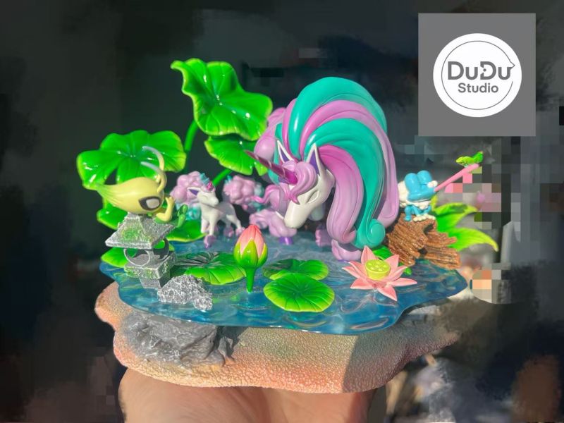 DUDU工作室 生態系列第一彈 烈焰馬生態場景 