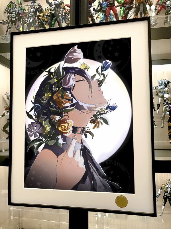 星空《月下蕾塞》電鋸人reze鏈鋸人蕾塞篇裝飾畫 
