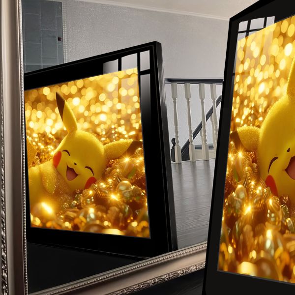 JUZI橘子工作室 皮卡丘送寶裝飾畫 