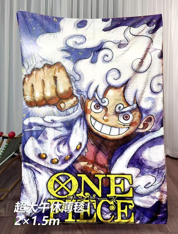千鳥社 《尼卡魯夫 插畫版》 海賊王魯夫草帽團五檔太陽神尼卡午睡毯地毯裝飾畫 
