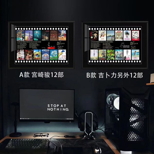 千鳥社 《宮崎駿吉卜力作品集》宮崎駿吉卜力千尋龍貓天空之城簽名裝飾畫 
