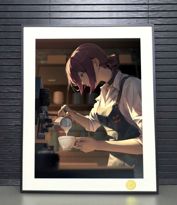 H2工作室 《店員蕾塞》電鋸人鏈鋸人炸彈惡魔裝飾畫 