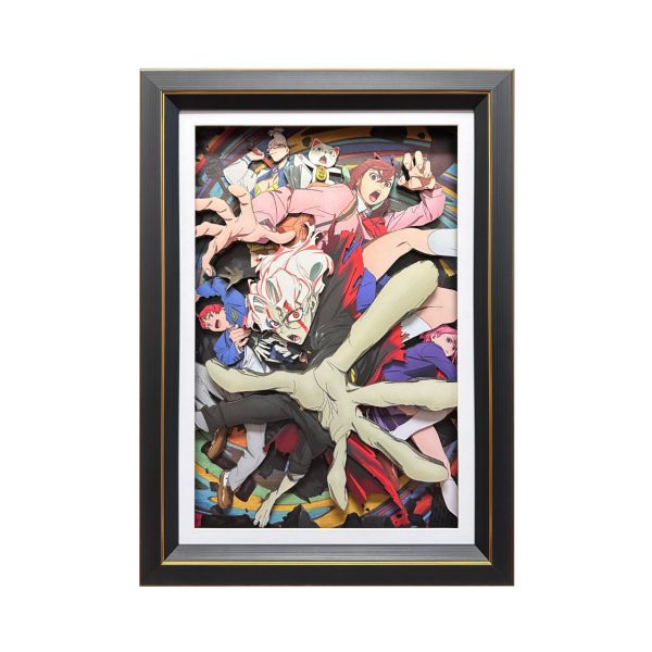 凹凸PANDA 當噠當膽大黨綾瀨桃高倉健星子愛羅紙藝立體畫 