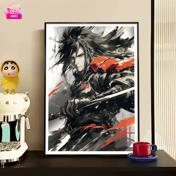 阿喵畫社 墨染宇智波斑裝飾畫 
