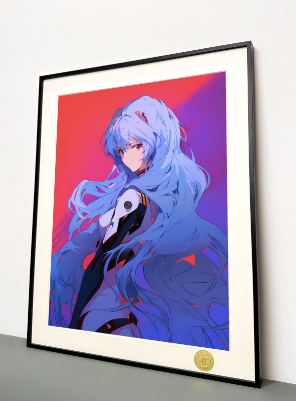 H2工作室 《長髮綾波麗》新世紀福音戰士初號機裝飾畫 