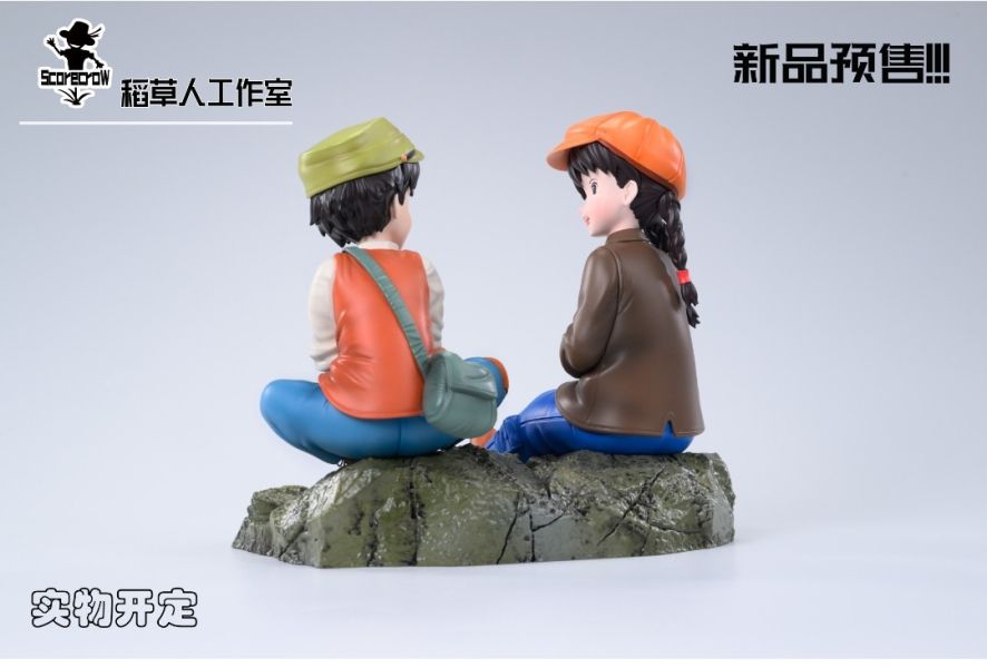 稻草人工作室 天空之城 油燈旁的希達與巴魯 