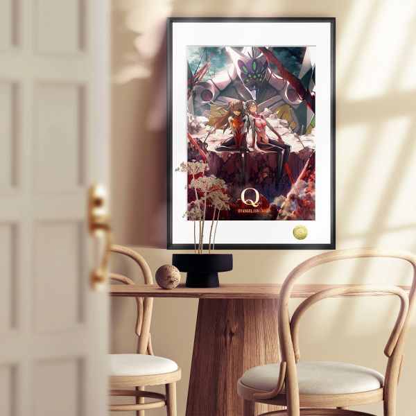 皇呱《劇場版明日香真希波CP》福音戰士裝飾畫 