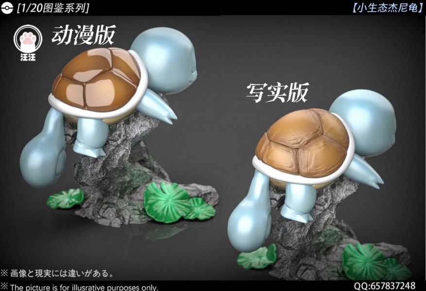 汪汪studio 水箭龜組 1/20圖鑑系列 