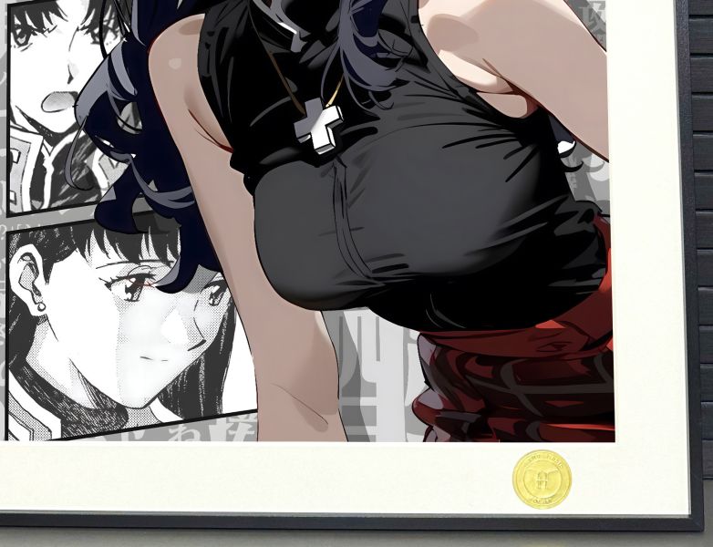 H2工作室 《葛城美里》新世紀福音戰士EVA裝飾畫 