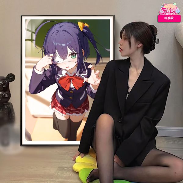 阿喵畫社 課間小鳥遊六花 超清裝飾畫 