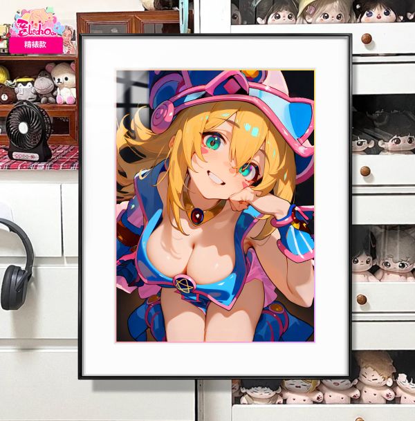 阿喵畫社 黑魔導少女超清精裱畫 
