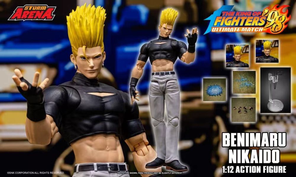 正版授權 STORM COLLECTIBLES 1/12 KOF 拳皇98 二階堂紅丸 