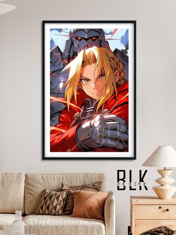 巴洛克《愛德華兄弟》Fullmetal Alchemist裝飾畫 