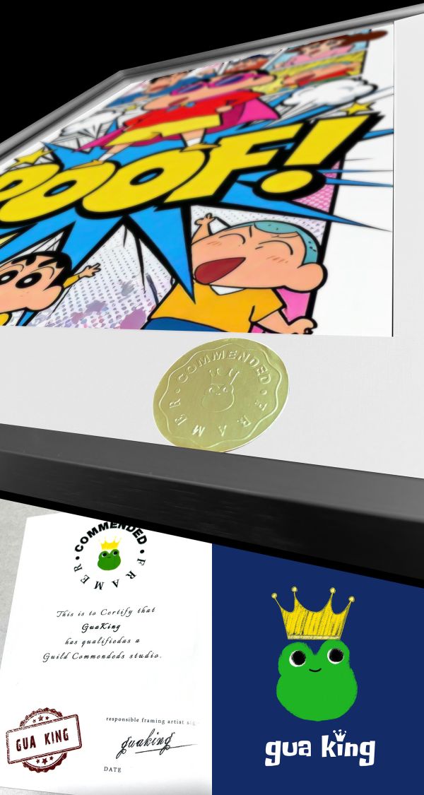 皇呱《超人小新》蠟筆小新古靈精怪超人小新裝飾畫 