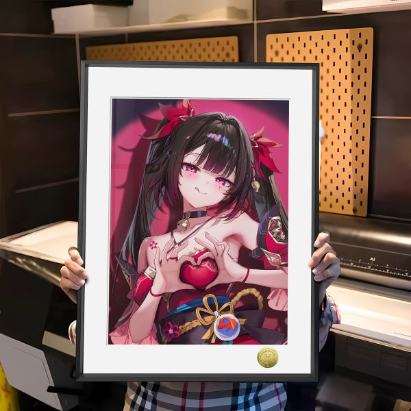 皇呱《花火大人比心第二彈》崩壞：星穹鐵道假面愚者裝飾畫 